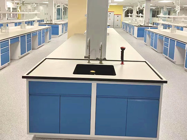 全鋼實驗臺高端實驗臺藍色 全鋼高端實驗臺