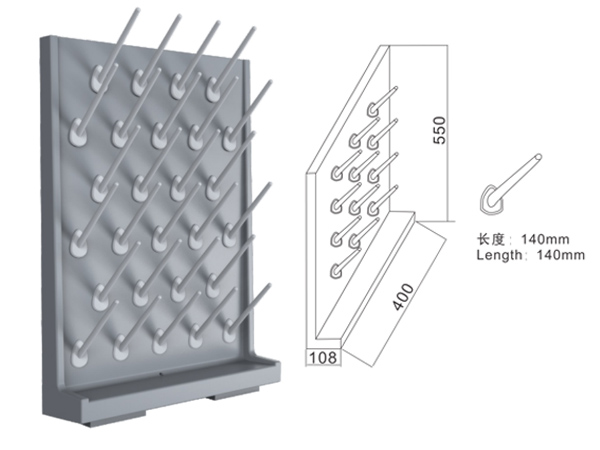 實(shí)驗(yàn)室PP滴水架 小滴水架27支