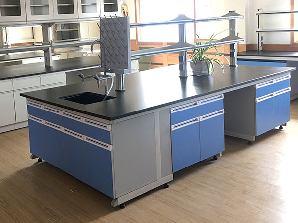 鋼木實驗臺湖藍 鋼木實驗臺湖藍色